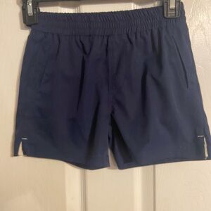 EUC Boys The Beaufort Bonnet Company Navy Shorts with Embroidered Bird Sz 8